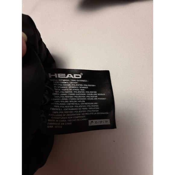 HEAD Waterproof Breathable Ski Snow Gloves XS Black - Picture 4 of 9